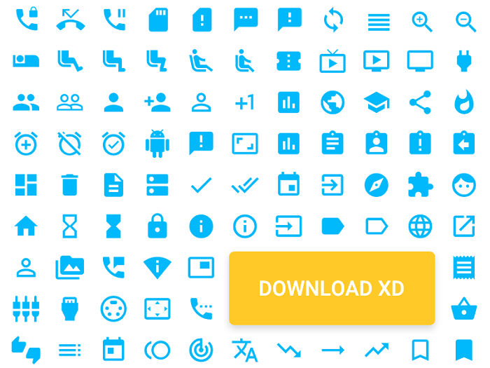 s1-3 Adobe XD icons that you can download and use in your projects