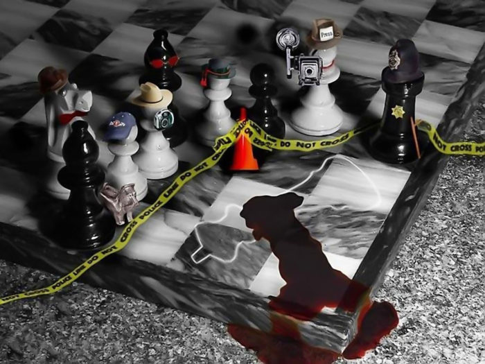 Chess-Board-Murder-Scene-700x525 The best funny wallpapers that you could put on your desktop