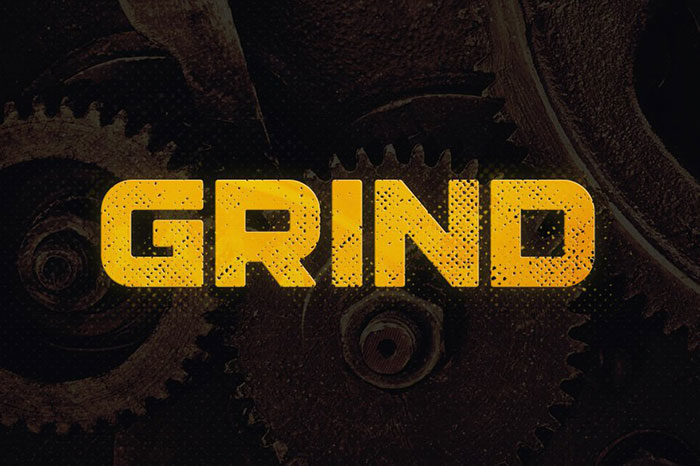 Grind-Typeface-700x466 Industrial fonts that you can use for thematic designs