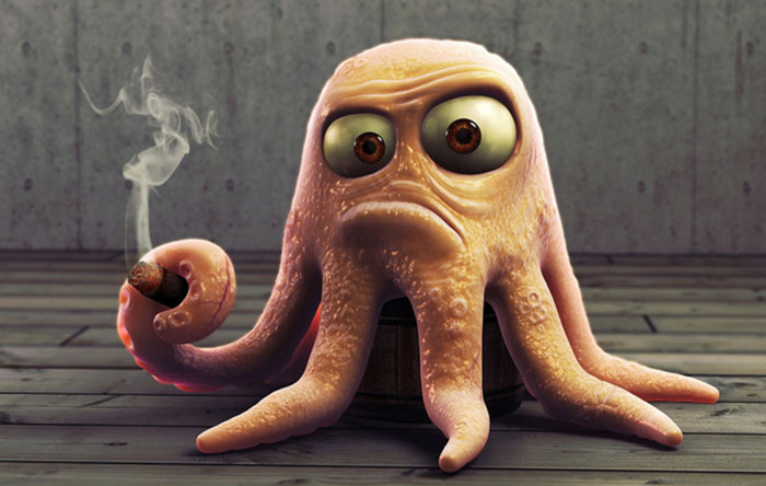 Octopus-Funny-Cool-Wallpaper The best funny wallpapers that you could put on your desktop