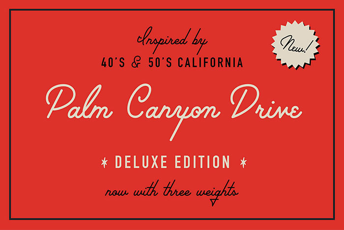 Palm-Canyon-Drive The best 90s fonts to create retro nostalgia designs