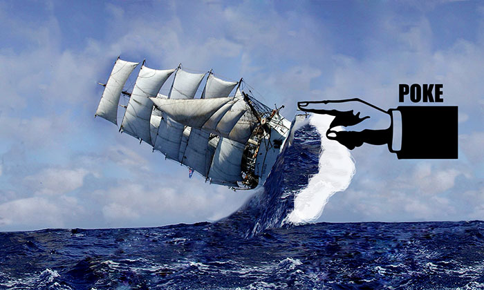 Poke-Falling-Ship-Funny-Wallpaper-for-Free The best funny wallpapers that you could put on your desktop