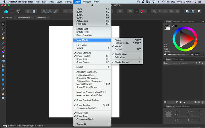 affinity-user-interface-700x437 Affinity Designer vs Illustrator and what makes one better than the other