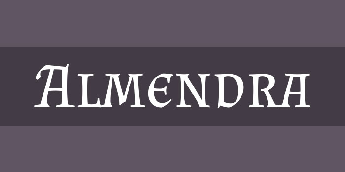 almendra Fantasy font options to download with a click to your computer