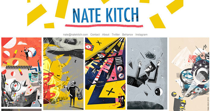 nate-kitch-700x371 How to create an illustration portfolio that gets you hired in an instant