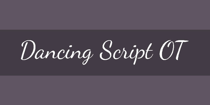 DANCING-SCRIPT-OT Web Typography: The 21 Best Fonts for Websites