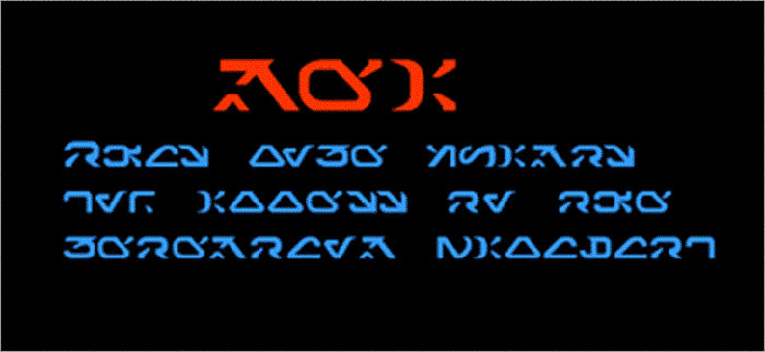 Dark-Katarn Star Wars Font Examples to Create Designs from A Galaxy Far, Far Away