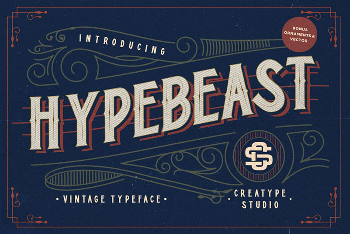 Hypebeast Adventure font examples for those outdoorsy projects