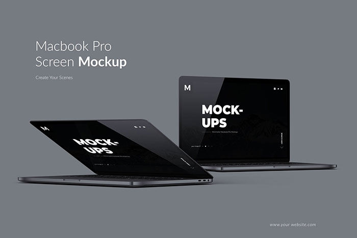 MacBook-Mockup-Packs Free Macbook mockup examples to download now