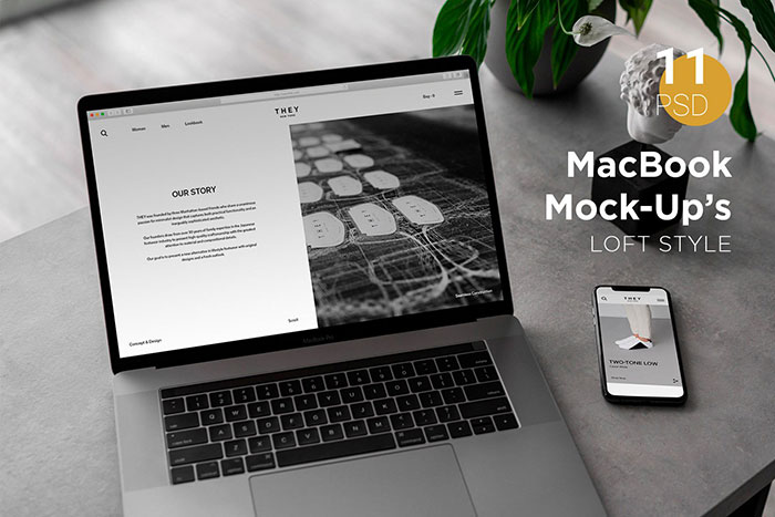 MacBook-Pro-Mock-Up-Loft-Style Free Macbook mockup examples to download now