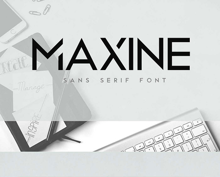 Maxine Steampunk Fonts to Use for Creating A Futuristic Design