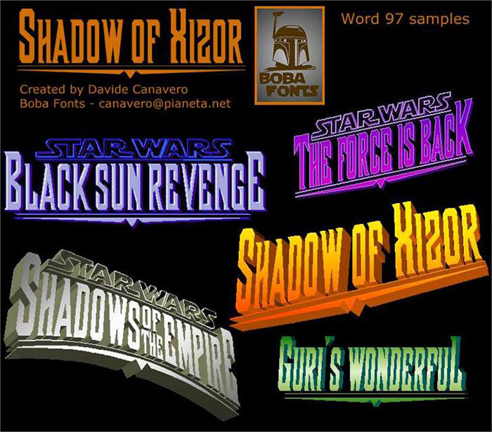 Shadow-of-Xizor-1 Steampunk Fonts to Use for Creating A Futuristic Design
