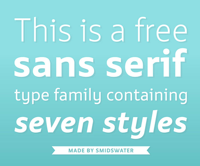 SmidswaterTypeface-Font Awesome artistic fonts that you can quickly download for your projects