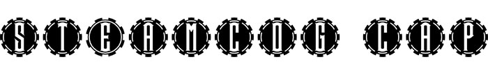 Steamcog-Caps Steampunk Fonts to Use for Creating A Futuristic Design
