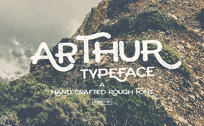 arthur Adventure font examples for those outdoorsy projects