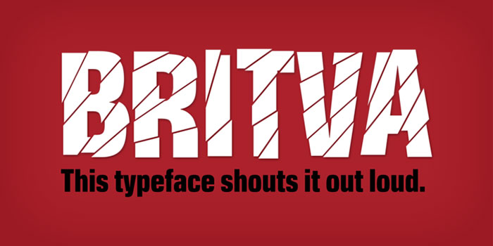 britva Download these cracked font examples and create cool designs