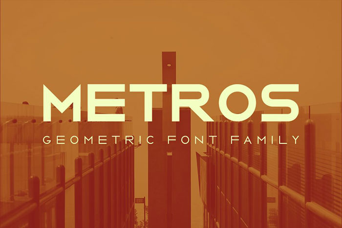 metros Steampunk Fonts to Use for Creating A Futuristic Design