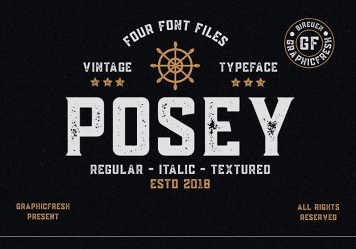 posey Download these cracked font examples and create cool designs