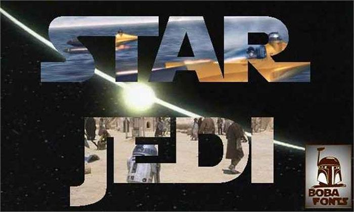 star-jedi-font Star Wars Font Examples to Create Designs from A Galaxy Far, Far Away