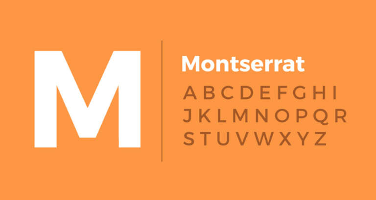 Montserrat Font Pairing Examples To Use