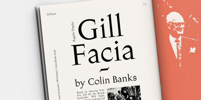 Gill-Facia Fonts that go with Helvetica to create awesome designs