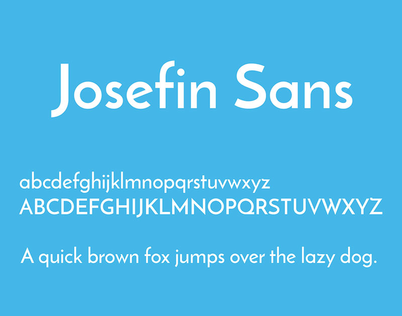 Josefin-Sans-font The 50 best free fonts on Font Squirrel you must have