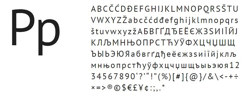PT-sans Bodoni font pairing examples that look great