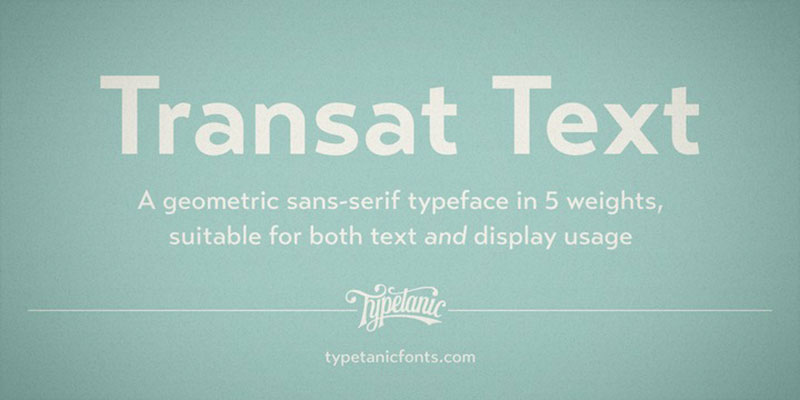 Transat-Text Futura font pairing options to use in your designs
