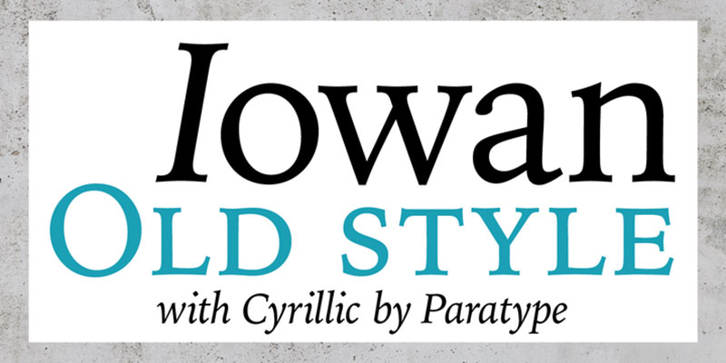 iowan Bodoni font pairing examples that look great