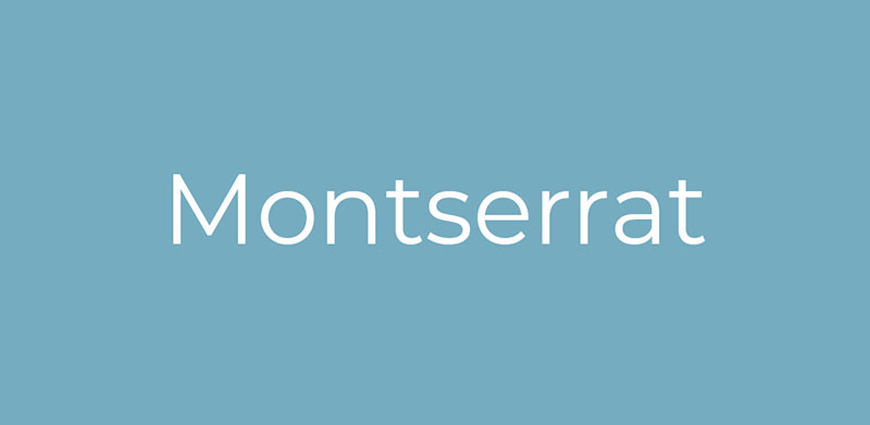montserrat1 Fonts similar to Proxima Nova that you can use in your designs