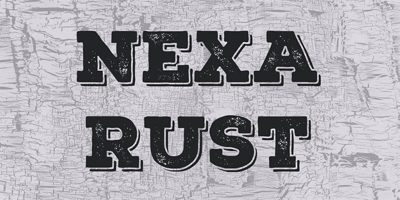 nexa-rust-font-8-big The 50 best free fonts on Font Squirrel you must have