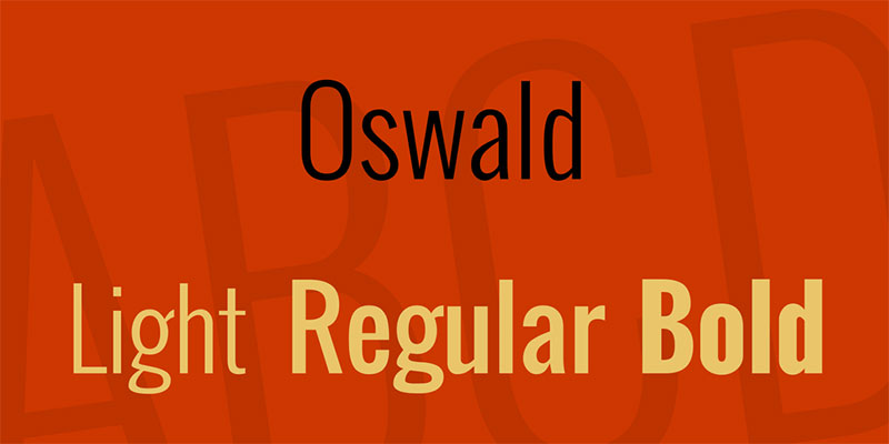 oswald Montserrat font pairing options to use for a modern design