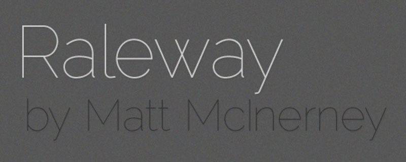 raleway-2 Fonts similar to Montserrat you can use in your designs