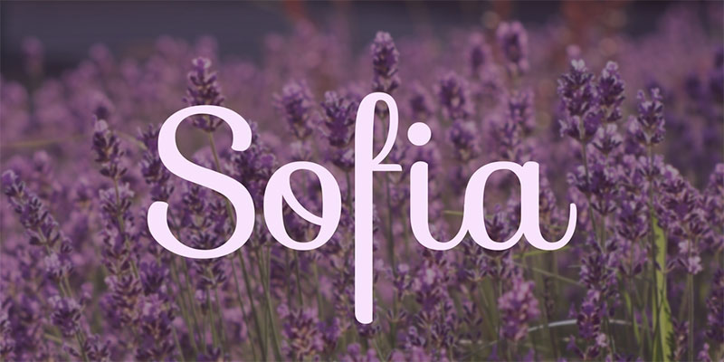 sofia-font-1-big The 50 best free fonts on Font Squirrel you must have