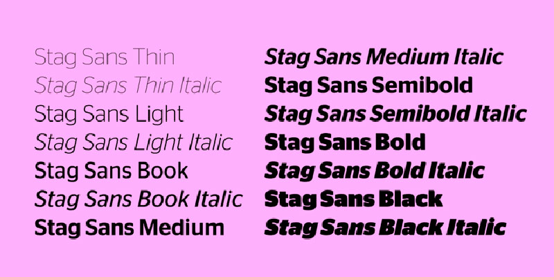 stag-sans Fonts similar to Helvetica (Awesome alternatives to use)