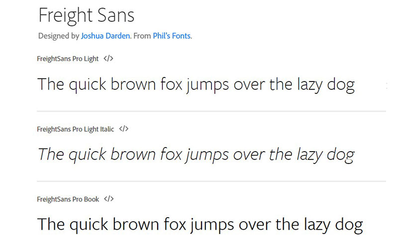 Freight-Sans-Friendly-Appearance Fonts similar to Lato to use in your awesome designs