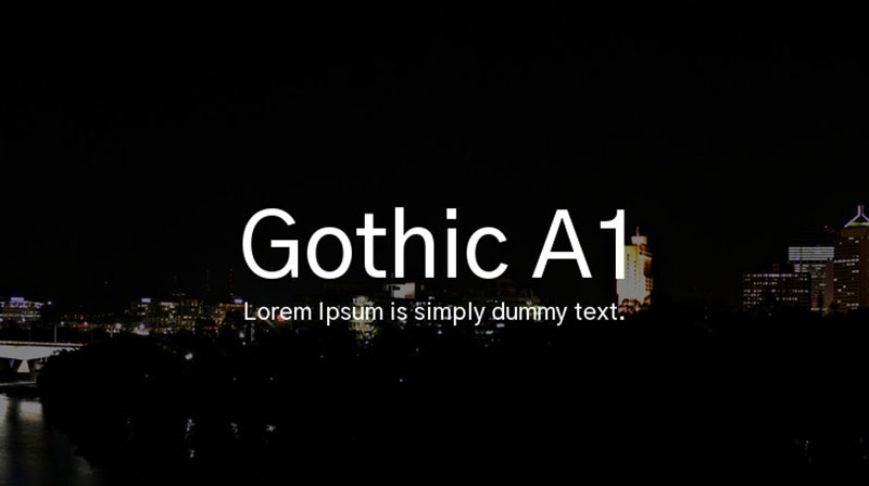 Gothic-A1-For-foreign-languages Fonts similar to Gotham (Free and premium alternatives)