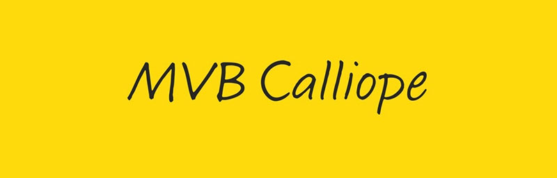 MVB-calliope Fonts similar to Comic Sans that you can use in fun projects