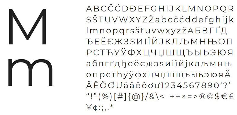 Montserrat-1 The Lora font pairing examples you should try using