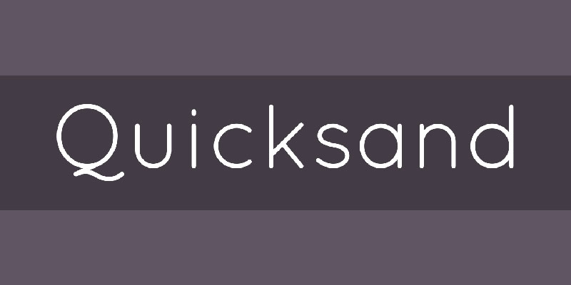 QUICKSAND Fonts similar to Comic Sans that you can use in fun projects
