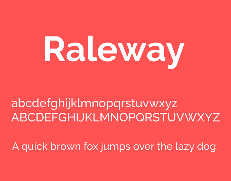Raleway-font Brochure Beauty: 19 Best Fonts for Brochures
