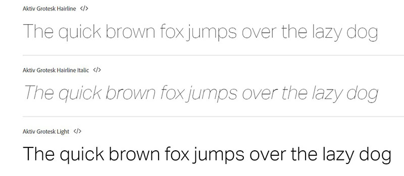 aktivgrotesk The Lora font pairing examples you should try using
