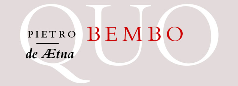 bembo Fonts similar to Garamond. The alternative typefaces