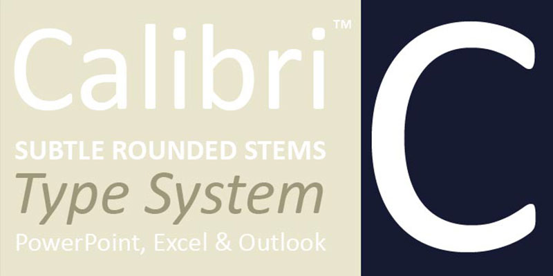 calibri The 33 Best Fonts for PowerPoint Presentations