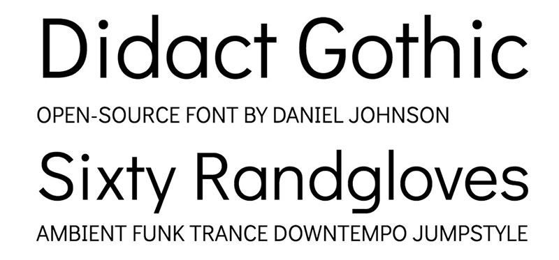 didact-gothic 21 Fonts Similar To Futura (Alternatives To Use In Your Designs)