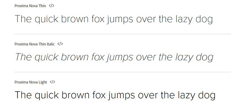 proxima-nova The Lora font pairing examples you should try using