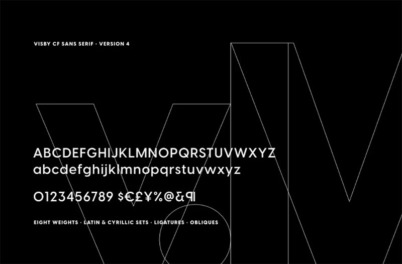 Visby-CF-Geometric-Sans-Font Fonts similar to Lato to use in your awesome designs
