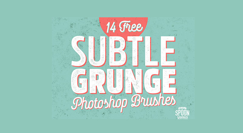 14-Free-Subtle-Grunge-Texture-Brushes-for-Adobe-Photoshop-A-Gentle-Look Awesome distressed Photoshop brushes you must have