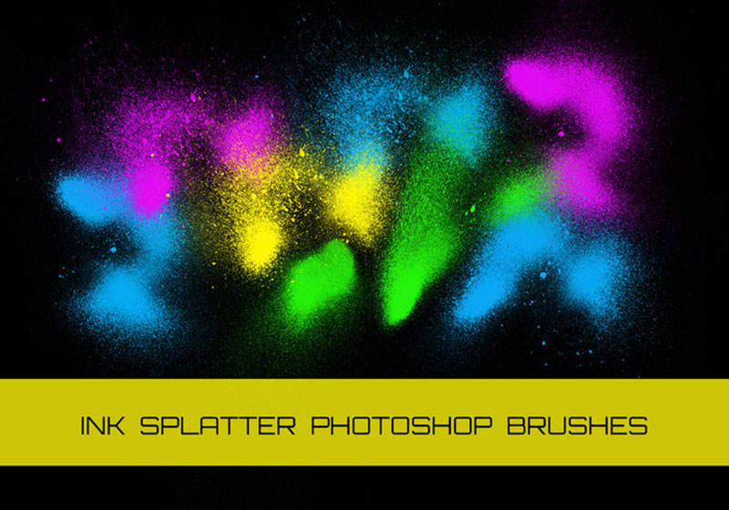 45-Free-Ink-Splatter-Photoshop-Brushes Awesome Photoshop ink brushes you should start using