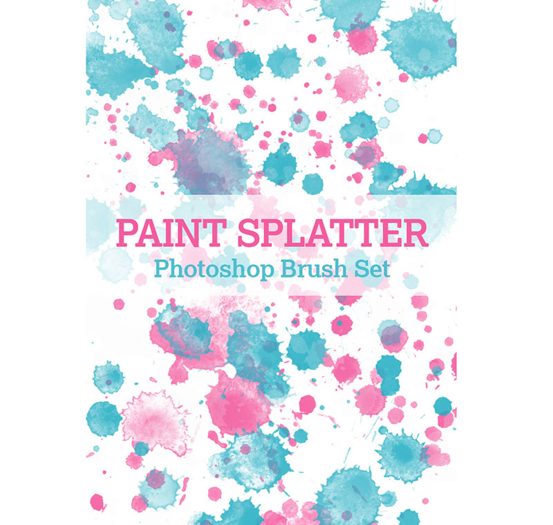 Authentic-free-paint-splatter-Photoshop-brush-set Cool Photoshop splatter brushes to use in your designs